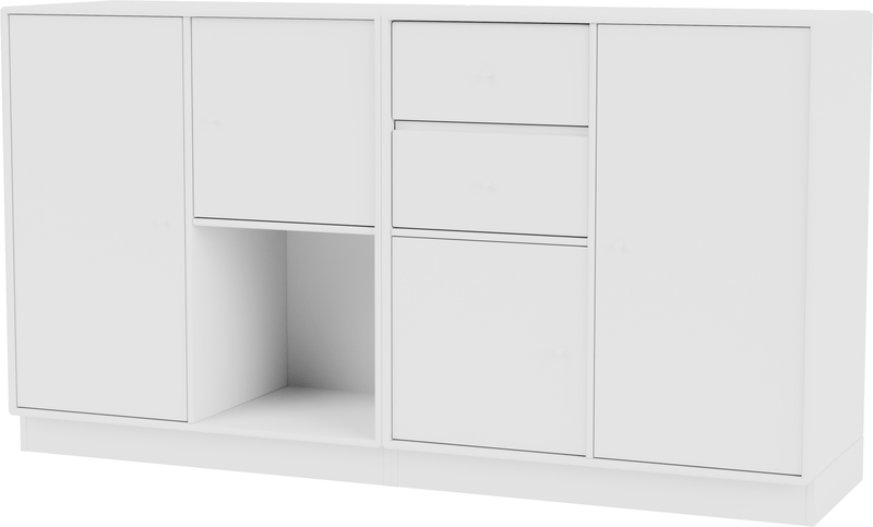 Couple Sideboard - With Plinth Base - Montana - Shelving - Anthracite - 1.2