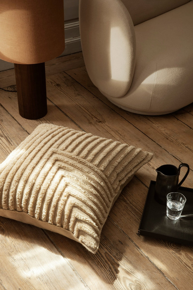 Crease Wool Cushion - Ferm Living - Bedding + Pillows - Large - HORNE