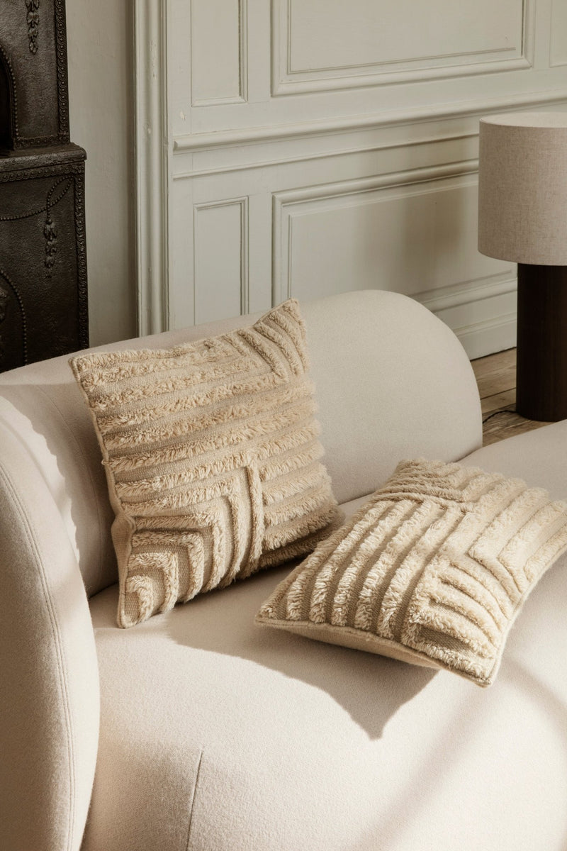 Crease Wool Cushion - Ferm Living - Bedding + Pillows - Large - HORNE