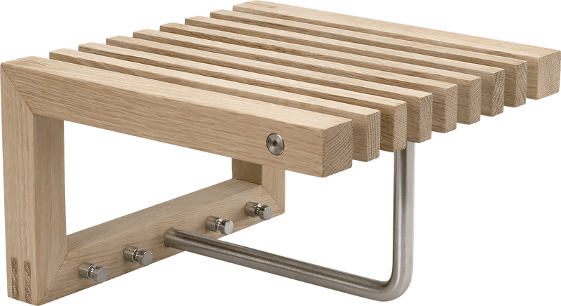 Cutter Mini Wardrobe - Skagerak by Fritz Hansen Coat + Key Racks - Teak - HORNE