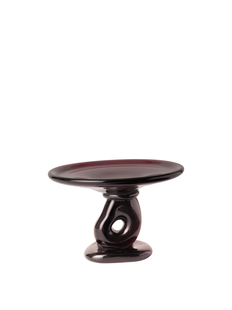Damo Glass Centrepiece - Ø21 - Ferm Living Serveware - Clear - HORNE