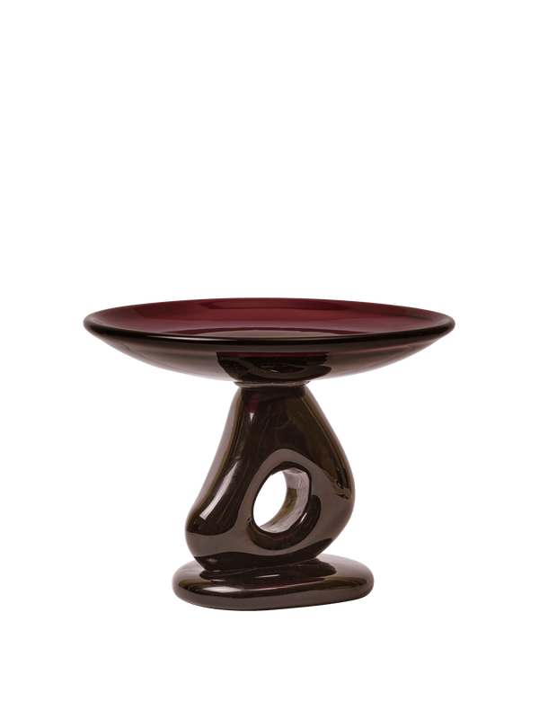Damo Glass Centrepiece - Ø30 - Ferm Living Serveware - HORNE
