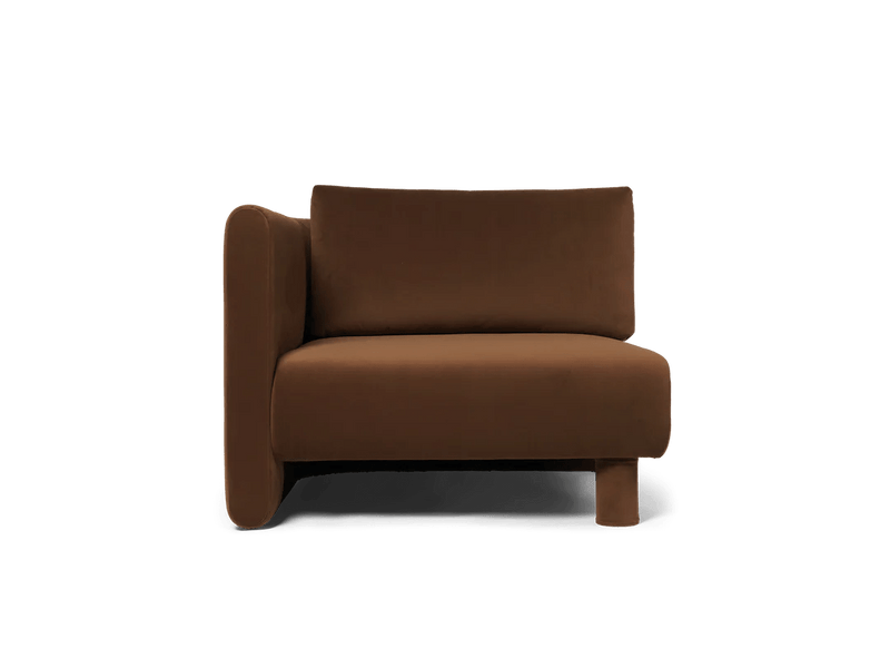 Dase Sofa Armrest - Left - Ferm Living Sofas - Soft Bouclé - Natural - HORNE