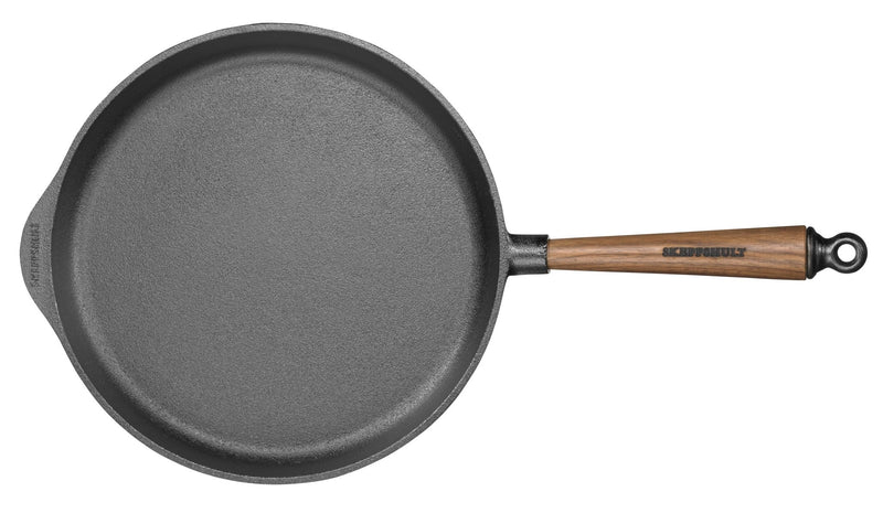 Deep Skillet with Walnut Handle - 11