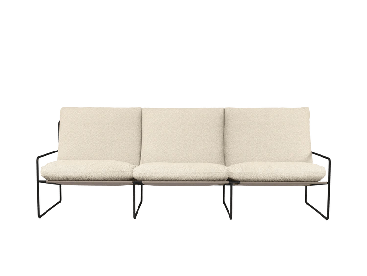Desert Sofa 3 - Seater - Ferm Living - Sofas - Black/ Chocolate - HORNE