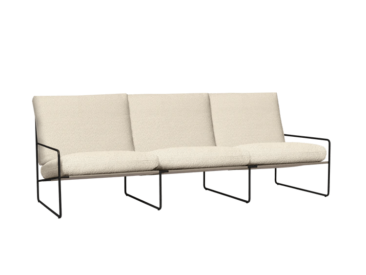 Desert Sofa 3 - Seater - Ferm Living - Sofas - Black/ Chocolate - HORNE