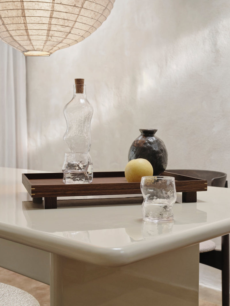 Ferm Living Glassware Dimple Bottle - HORNE