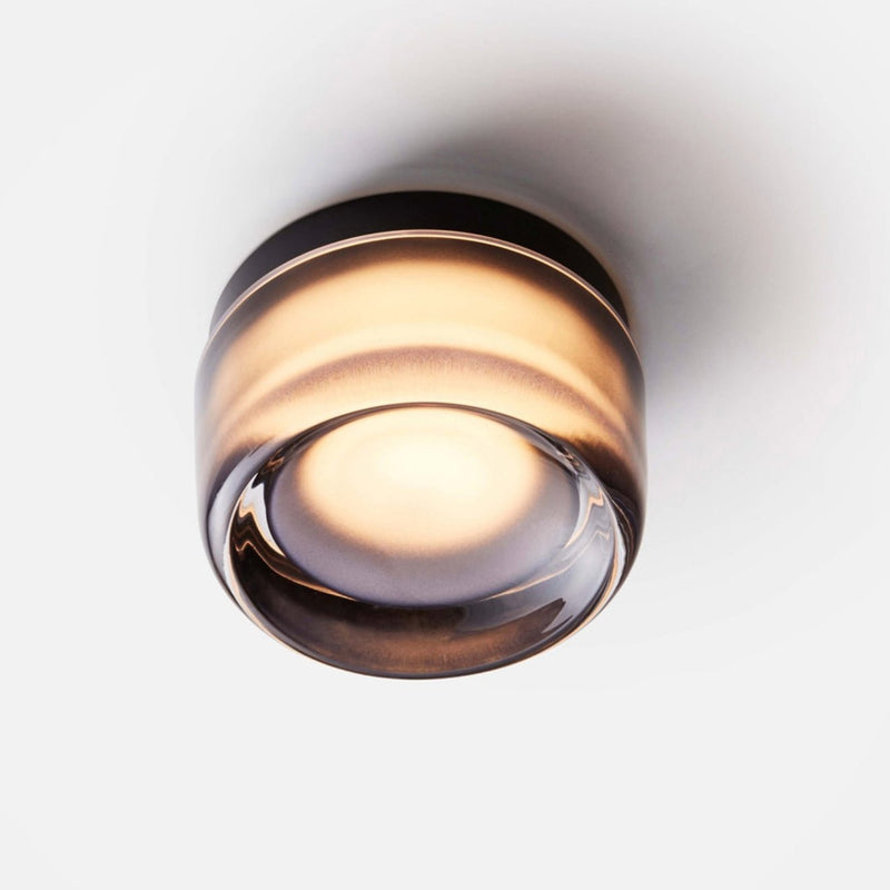 Dimple Flush Mount - Black Anodized - RBW Lighting - Amber - 2700K (warm white) - IP 20 - HORNE