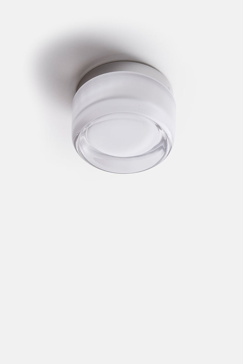 Dimple Flush Mount - Natural Anodized - RBW Lighting - Amber - 2700K (warm white) - IP 20 - HORNE