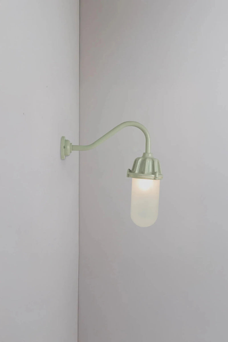 Dockside Wall Light - Davey Lighting Outdoor Lights - Anodised Aluminium - Frosted - HORNE