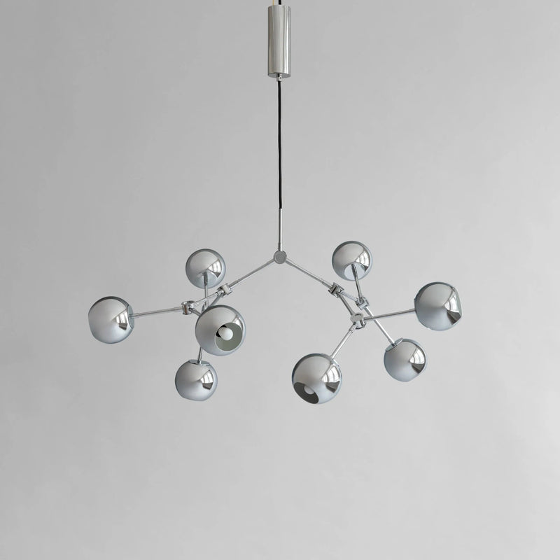Drop Chandelier Globe - 101 Copenhagen Lighting - Regular - Burned Black - HORNE