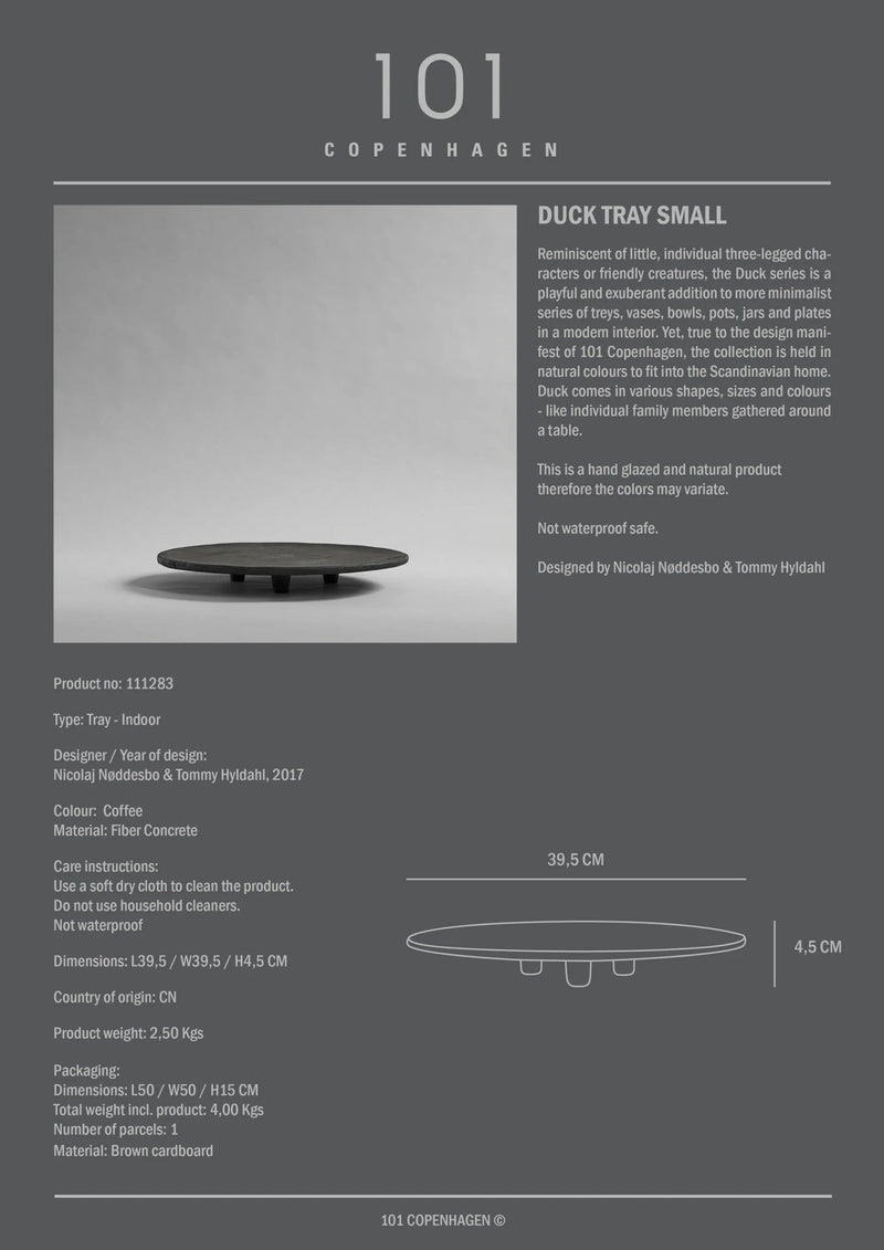 Duck Tray - 101 Copenhagen Storage + Organization - Big - Coffee - HORNE