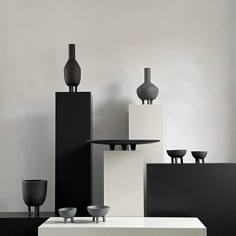 Duck Vase Fat - 101 Copenhagen Vases - Dark grey - HORNE
