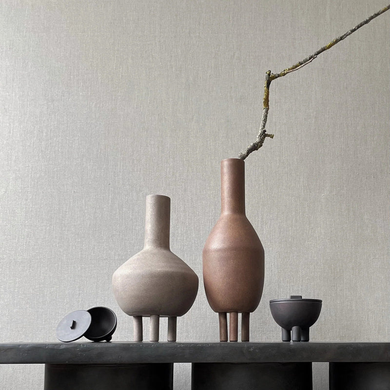 Duck Vase Slim - 101 Copenhagen Vases - Coffee - HORNE