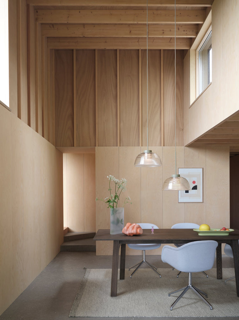 Earnest Extendable Table - Muuto Tables + Desks - Dark Oiled Oak - Small - HORNE