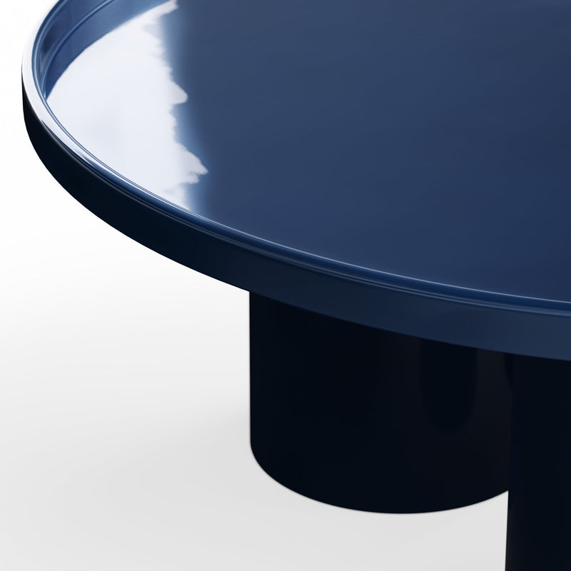Eclat - Sofia Enamel Coffee Table - Urbia Coffee Tables - Aegean Teal - HORNE
