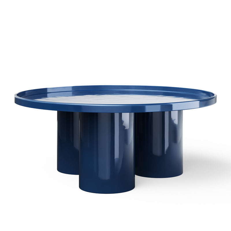 Eclat - Sofia Enamel Coffee Table - Urbia Coffee Tables - Aegean Teal - HORNE