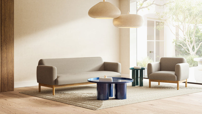 Eclat - Sofia Enamel Coffee Table - Urbia Coffee Tables - Aegean Teal - HORNE