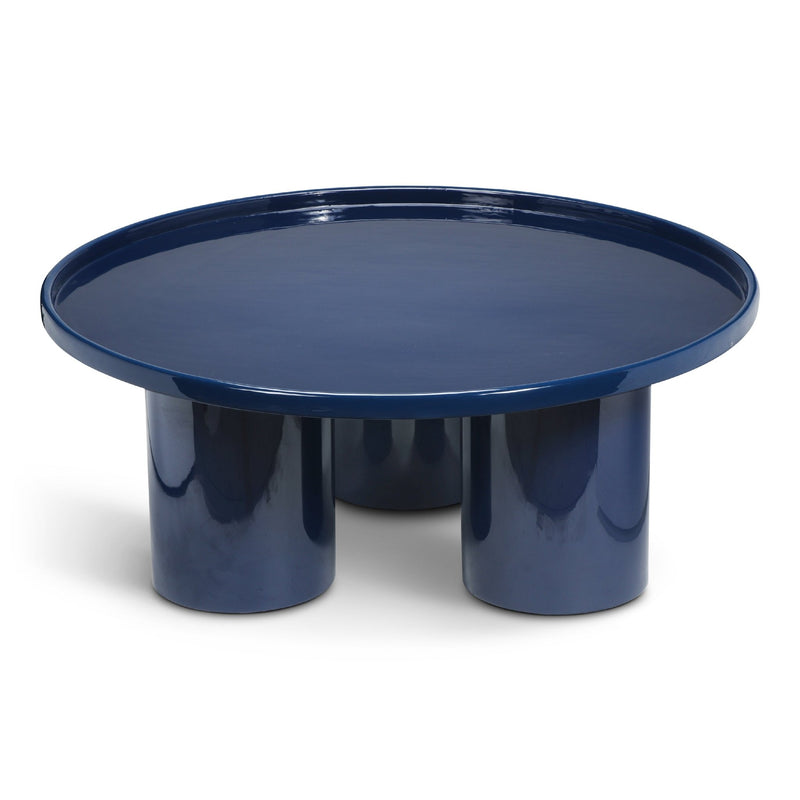 Eclat - Sofia Enamel Coffee Table - Urbia Coffee Tables - Aegean Teal - HORNE