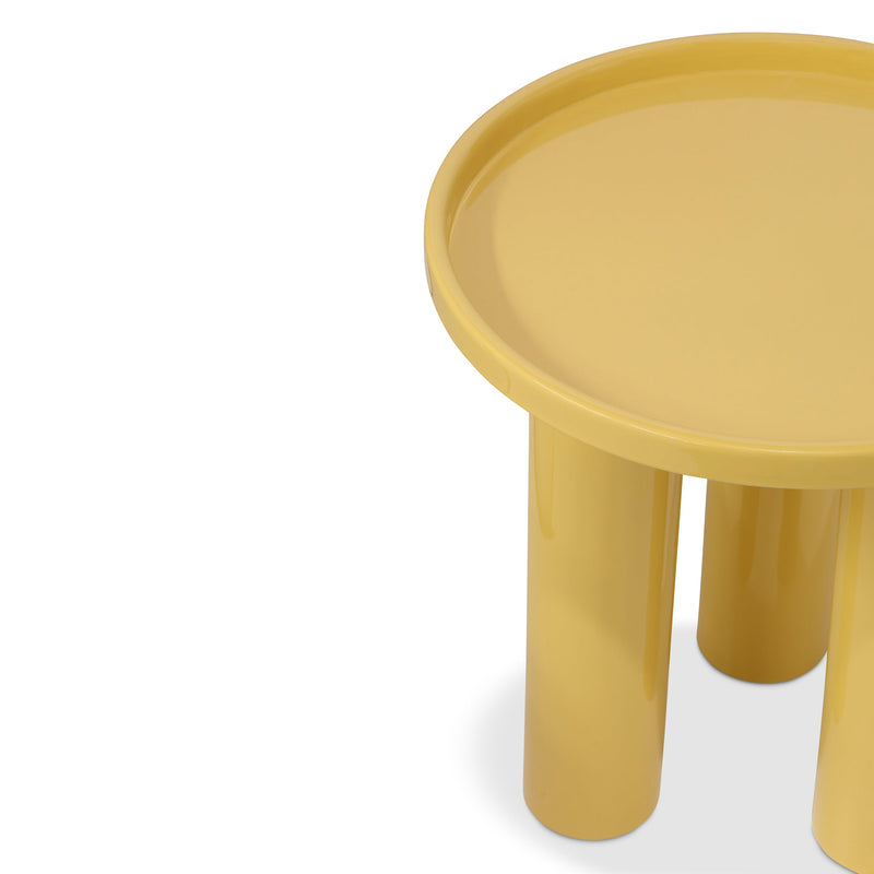 Eclat - Sofia Enamel End Table - Urbia Coffee Tables - Aegean Teal - HORNE