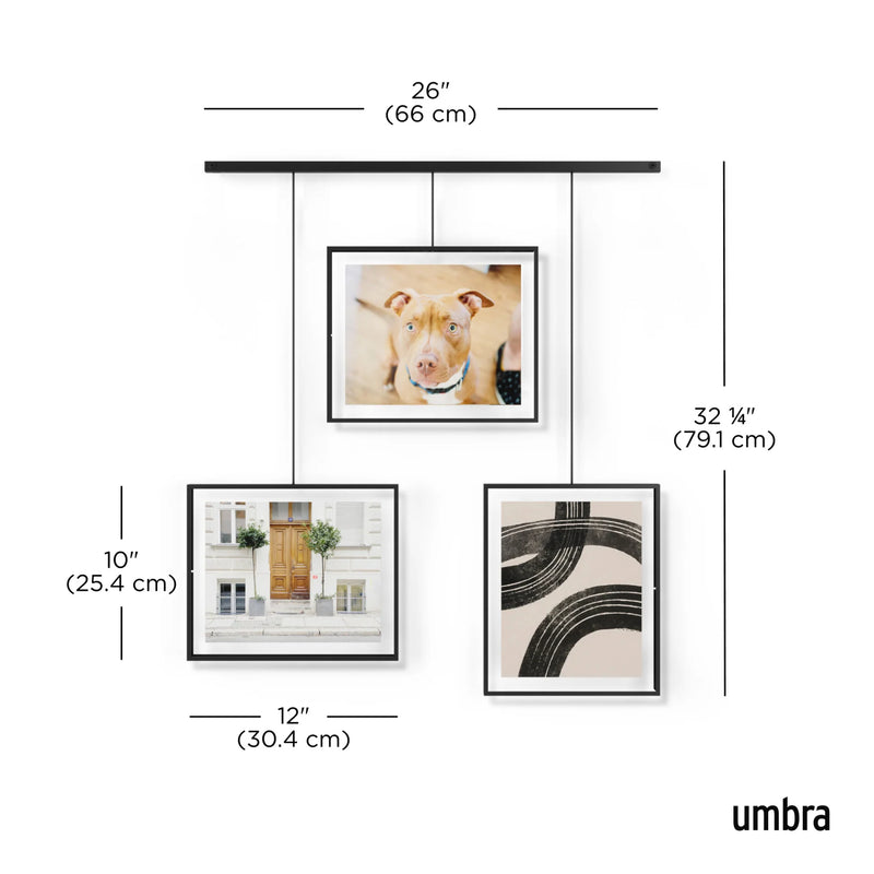 Exhibit 8x10 Wall Picture Frames - Set of 3