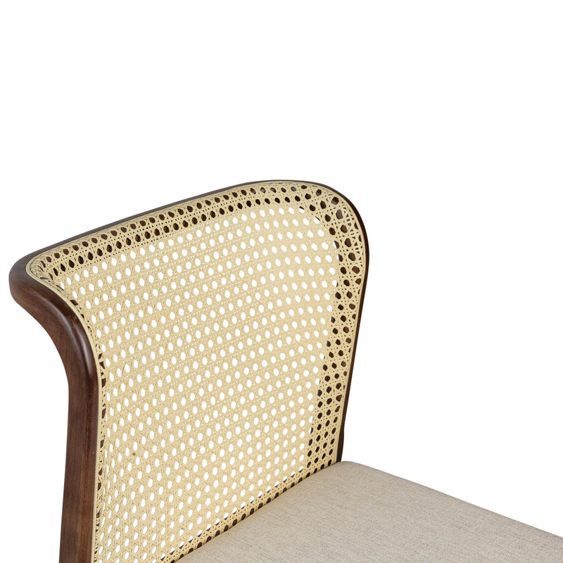 Eloa Cane Side Chair - Urbia Chairs - Essence Grey Ebano - HORNE