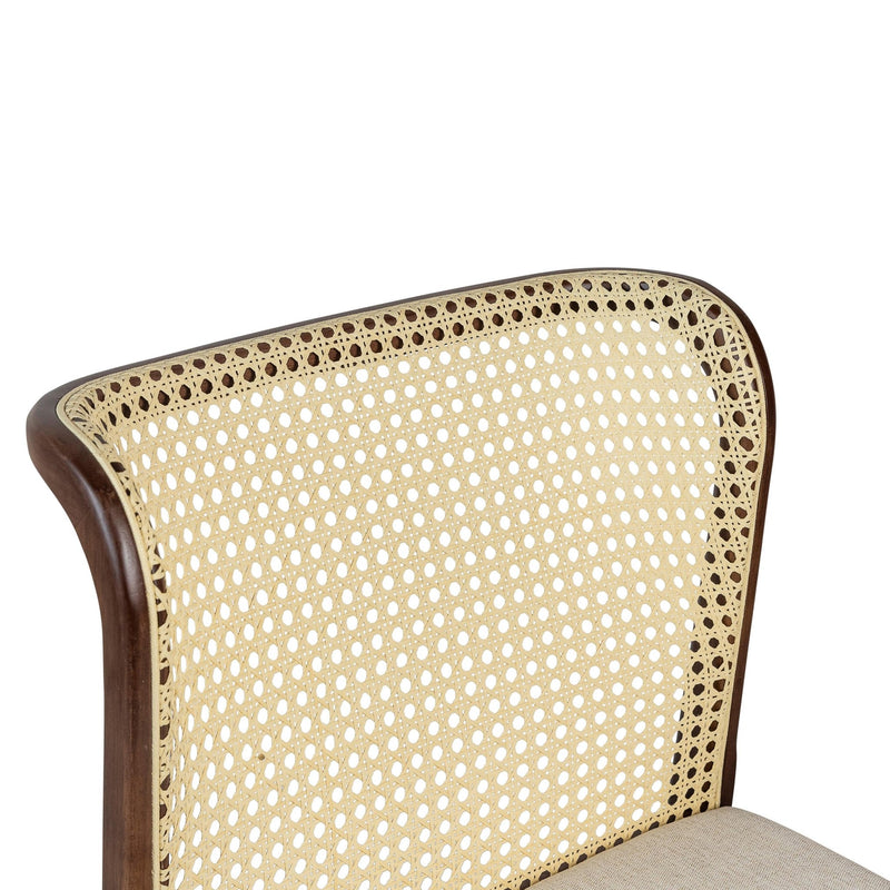 Eloa Cane Side Chair - Urbia Chairs - Essence Grey Ebano - HORNE