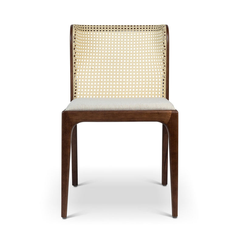 Eloa Cane Side Chair - Urbia Chairs - Essence Grey Ebano - HORNE