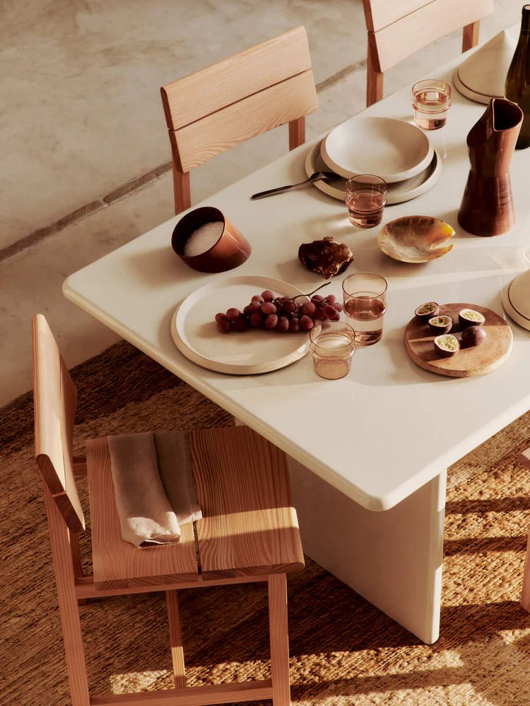 Erena Dinner Plate - Ferm Living Serveware - HORNE