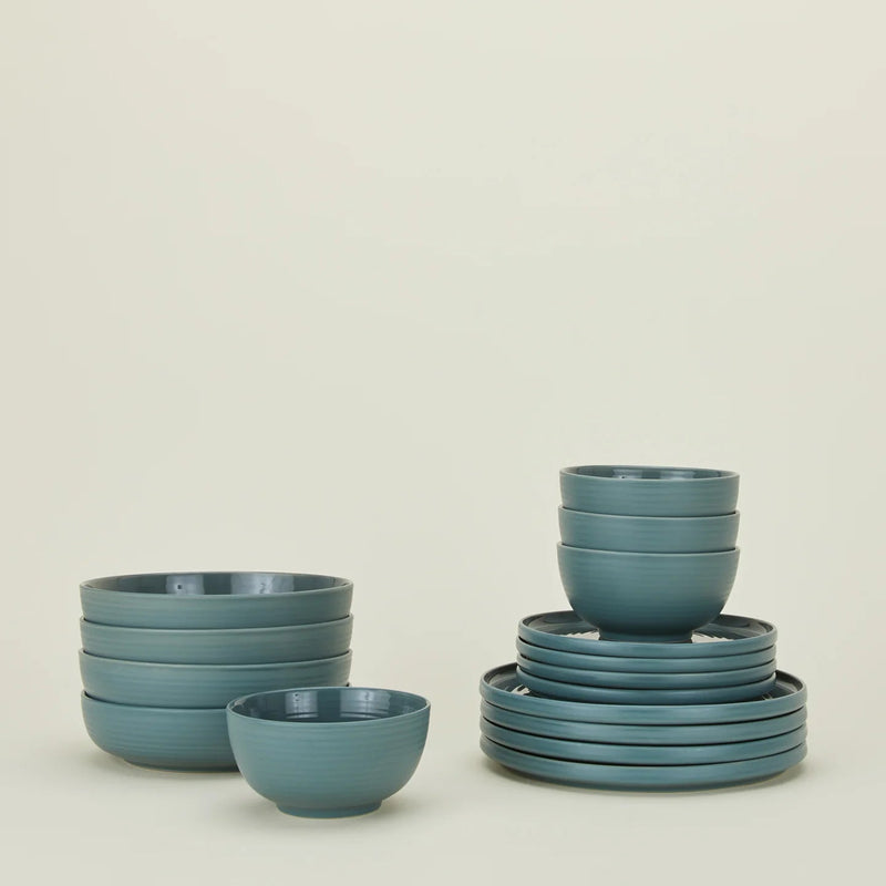 Essential Dinnerware - 16 Piece Set - Hawkins New York Dinnerware - Bone - HORNE
