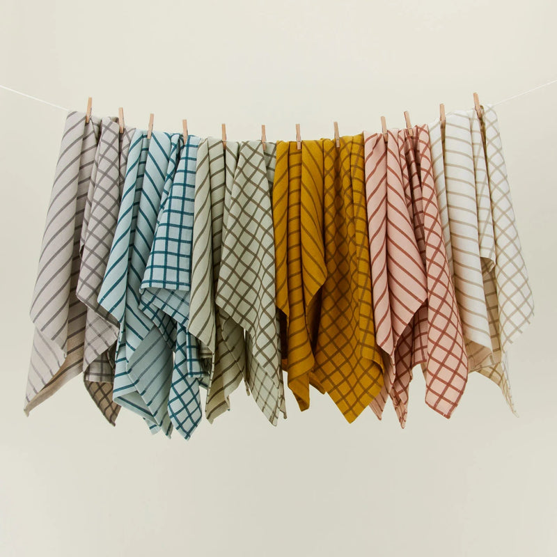 Essential Yarn Dyed Dish Towel - Set of 2 - Hawkins New York Kitchen Tools - Ivory/Flax - HORNE