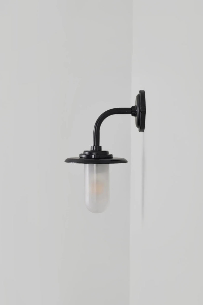 Exterior Bracket Light - 60W - Davey Lighting Outdoor Lights - Galvanised Silver - Clear - HORNE