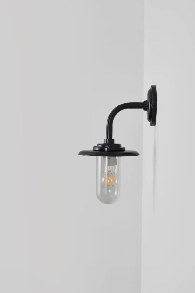 Exterior Bracket Light - 60W - Davey Lighting Outdoor Lights - Galvanised Silver - Clear - HORNE