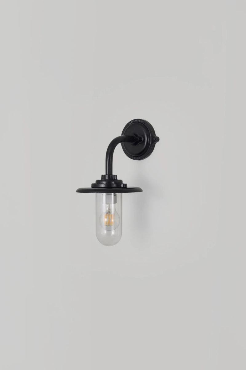 Exterior Bracket Light - 60W - Davey Lighting Outdoor Lights - Galvanised Silver - Clear - HORNE
