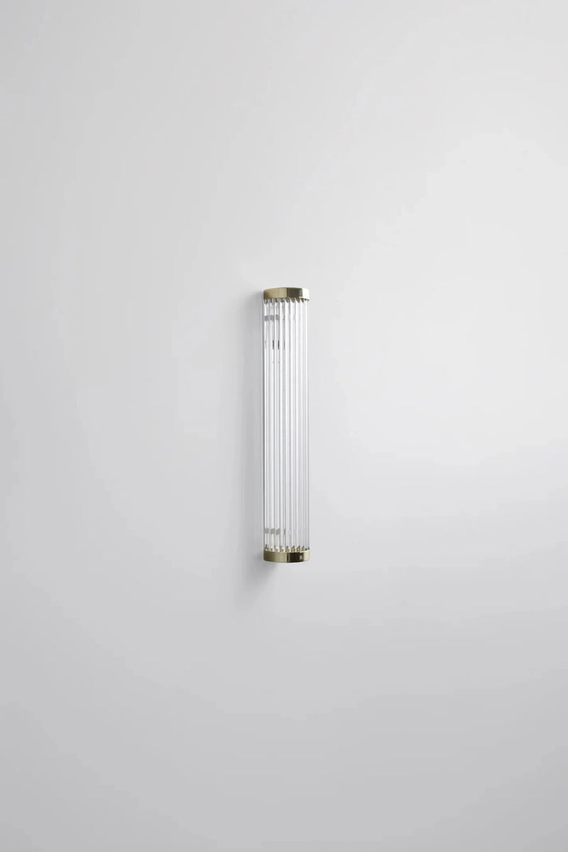 Extra Narrow Pillar Light 40cm - Davey Lighting Wall Sconces - Polished Brass - HORNE