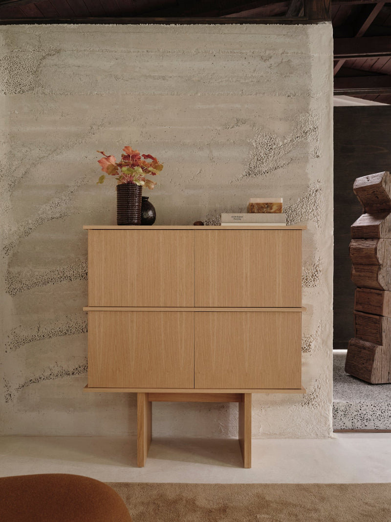 Corduroy Vase - Ferm Living - Vases - Carob Brown - HORNE