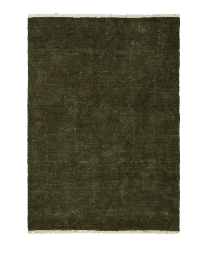 Firth Jute Rug - 200 x 300 - Ferm Living Rugs - Dark Olive - HORNE