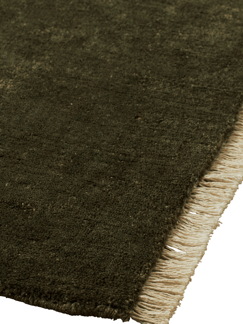 Firth Jute Rug - 200 x 300 - Ferm Living Rugs - Dark Olive - HORNE