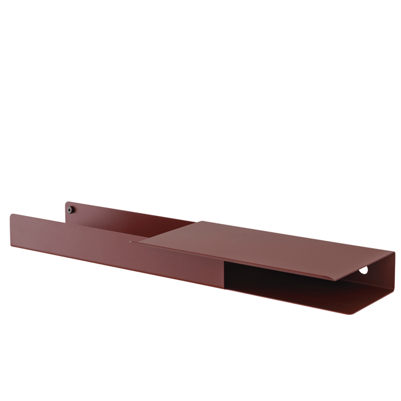 Folded Platform Shelf - Muuto Shelving - Black - HORNE