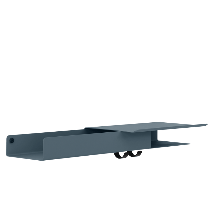 Folded Platform Shelf - Muuto Shelving - Black - HORNE