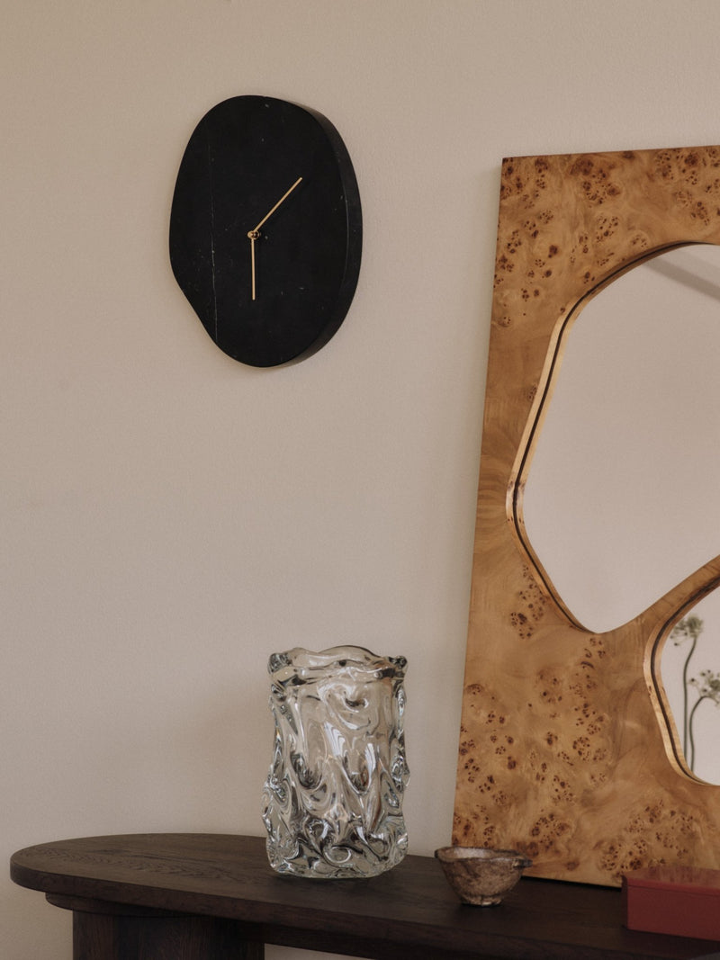 Folia Mirror - 82 - Ferm Living Mirrors - Dark Stained Burl - HORNE