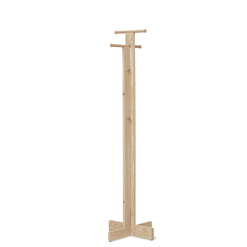 Foyer Coat Stand - Form & Refine Coat + Key Racks - White Oak - HORNE