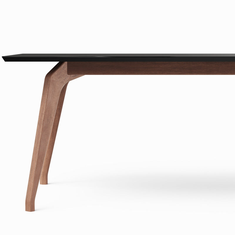 Giane Dining Table - Urbia Tables - Black Nogal - Small - HORNE