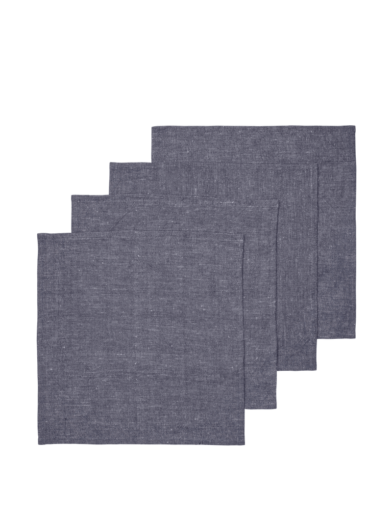 Hale Napkins - Set of 4 - Ferm Living Kitchen + Table Linens - Chestnut - HORNE