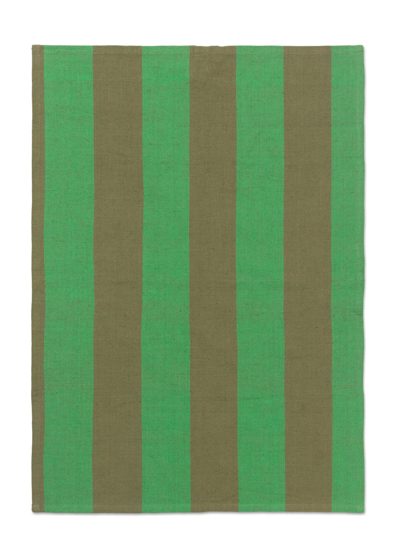 Hale Tea Towel - Ferm Living Kitchen & Dining - Sand/Black - HORNE