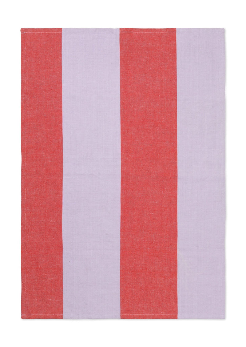 Hale Tea Towel - Ferm Living Kitchen & Dining - Sand/Black - HORNE