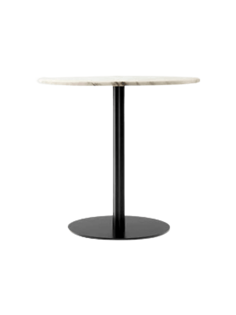 Harbour Column Dining Table - Audo Copenhagen Tables + Desks - Star base - Ø: 23.6 in - Black Oak - HORNE
