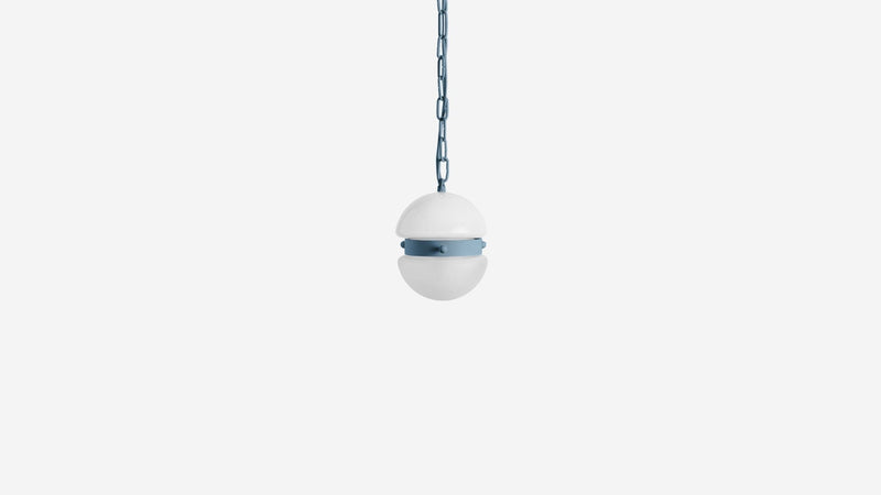 Hemisphere Pendant Small - Workstead - Ceiling Lights - Matte Black Enamel - 24