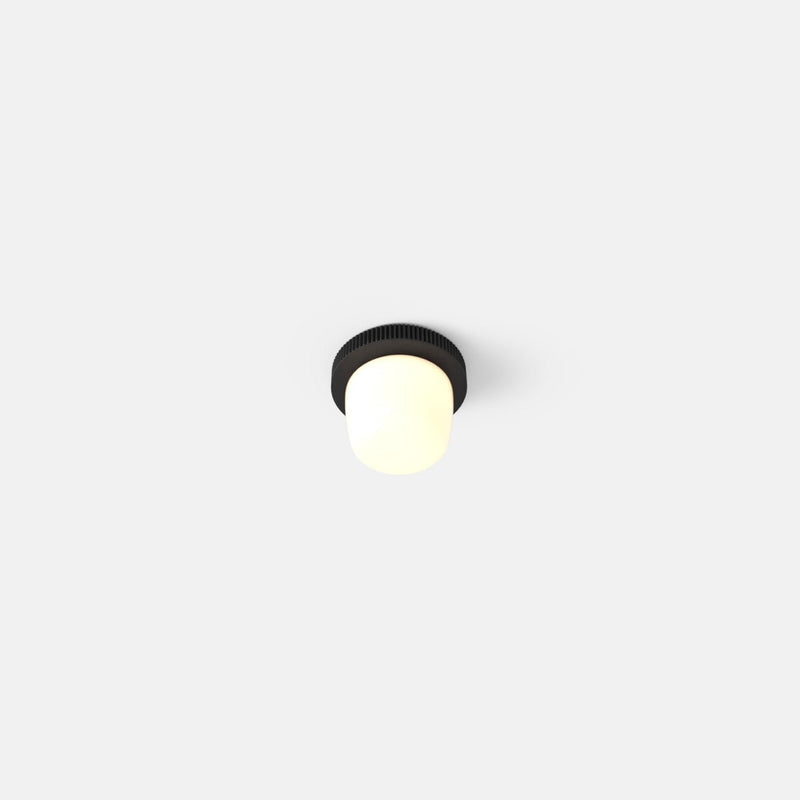 Hoist Flush Mount - No Shade - RBW Lighting - Cream White - Small Glass Diffuser - 2700K (warm white) - HORNE