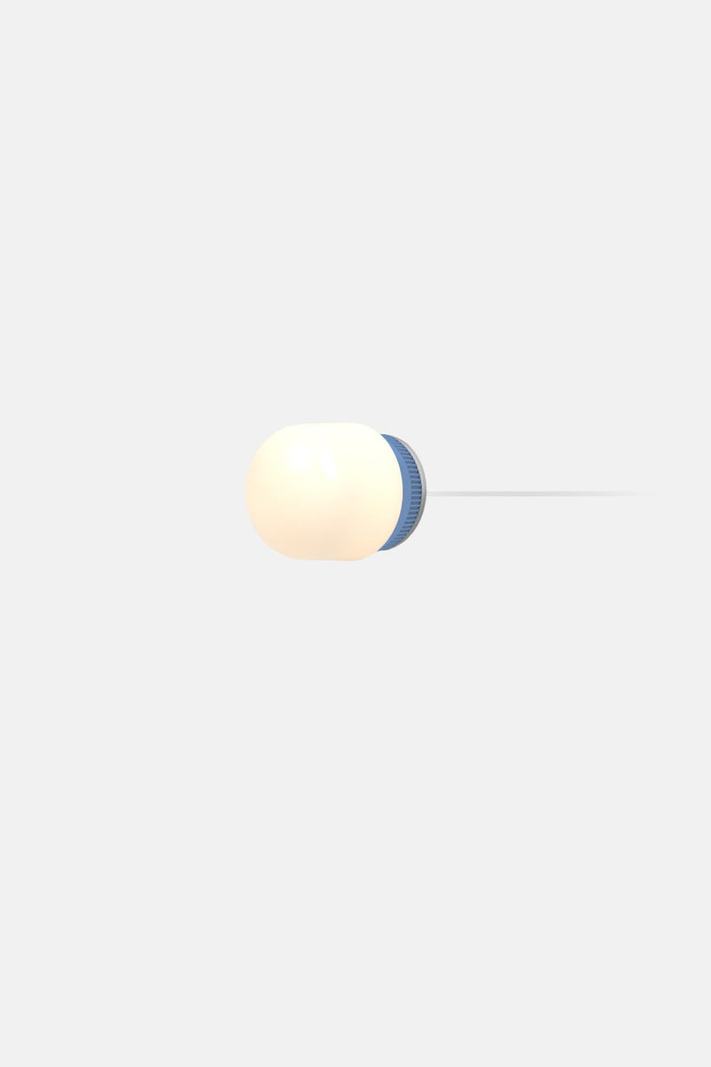 Hoist Sconce Corded - Large Glass Diffuser - No Shade - RBW Lighting - Cream White - Corded Plug - in (Back) / 120V Input - 2700K (warm white) - HORNE